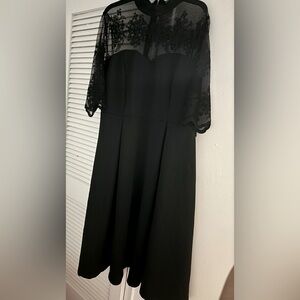 Lace black dress